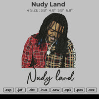 Nudy Land Embroidery