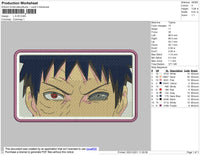 Obito Eyes Embroidery