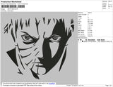 Obito BW Embroidery