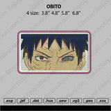 Obito Eyes Embroidery