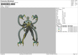Octopus Embroidery File 6 sizes
