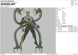 Octopus Embroidery File 6 sizes