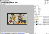 One Piece Memorail Log Embroidery