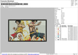 One Piece Memorail Log Embroidery