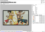 One Piece Memorail Log Embroidery
