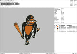 Orioles Bird Embroidery