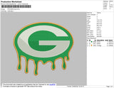 Packers Drip Embroidery