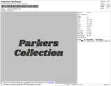 Parkers Collection Embroidery