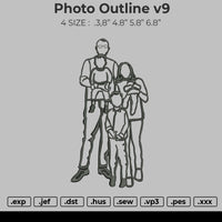 Photo Outline v9 Embroidery