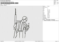 Photo outline v14 Embroidery