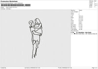 Photo outline v15 Embroidery