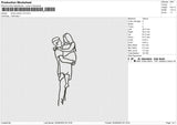 Photo outline v15 Embroidery