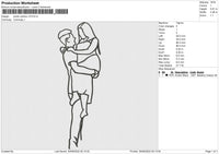 Photo outline v15 Embroidery