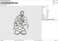 Photo outline v16 Embroidery