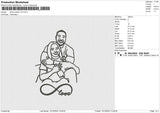 Photo outline v16 Embroidery