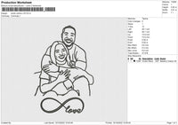 Photo outline v16 Embroidery