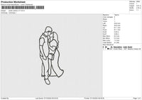 Photo outline v17 Embroidery