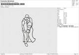Photo outline v17 Embroidery