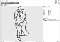 Photo outline v17 Embroidery