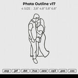 Photo outline v17 Embroidery