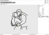 Photo outline v18 Embroidery