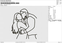 Photo outline v18 Embroidery
