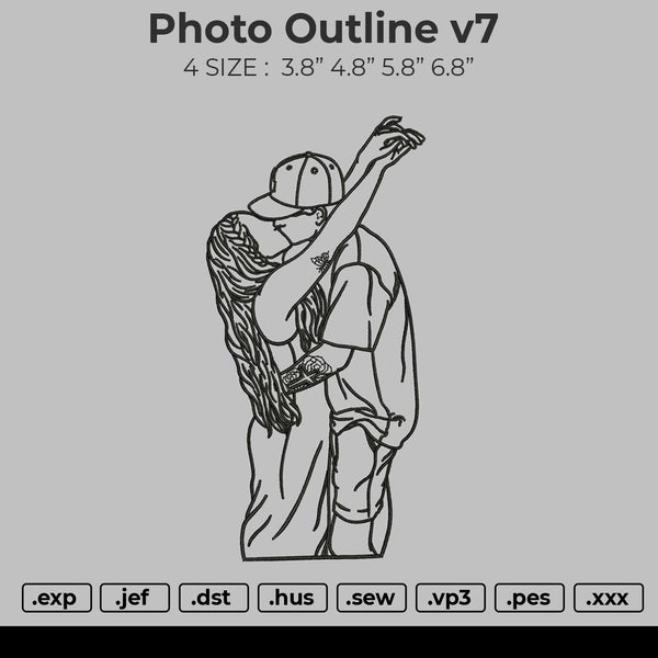 Photo Outline v7 Embroidery