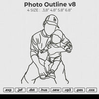Photo Outline v8 Embroidery