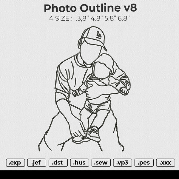 Photo Outline v8 Embroidery