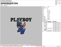 Playboy Stitch Embroidery