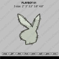 Playboy Wire Embroidery