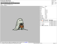 Pumpkin Halloween Embroidery