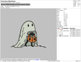 Pumpkin Halloween Embroidery