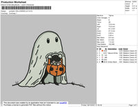 Pumpkin Halloween Embroidery