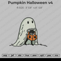 Pumpkin Halloween Embroidery