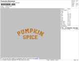 Pumpkin Embroidery