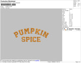 Pumpkin Embroidery