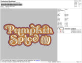 Pumpkin Spice Embroidery