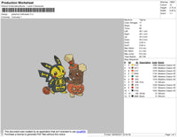 Pokemon Halloween Embroidery