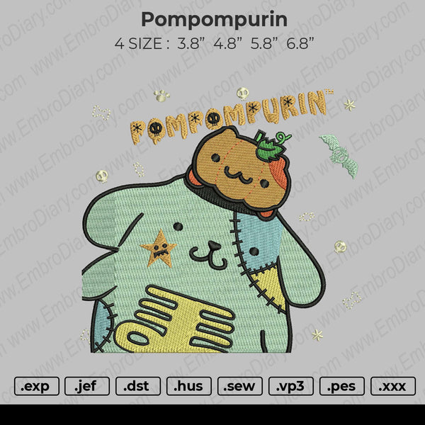 Pompompurin Embroidery
