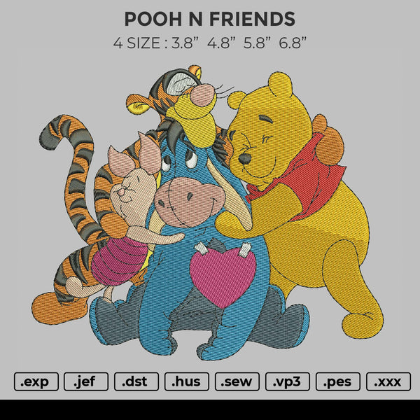 Pooh N Friends Embroidery