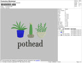 Pothead Embroidery