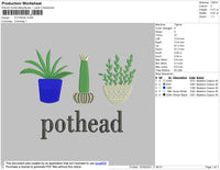 Pothead Embroidery