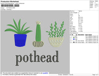 Pothead Embroidery