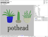 Pothead Embroidery