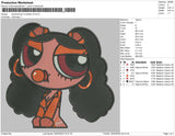 Powerpuf Girl w Bubles v2 Embroidery