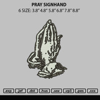 pray signhand