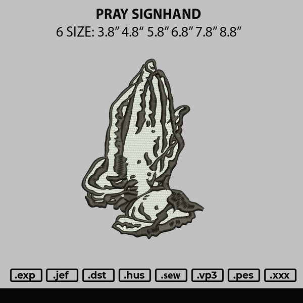 pray signhand