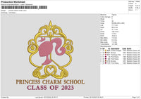 Princes charm scool Embroidery