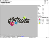 Parkers Flowers Embroidery